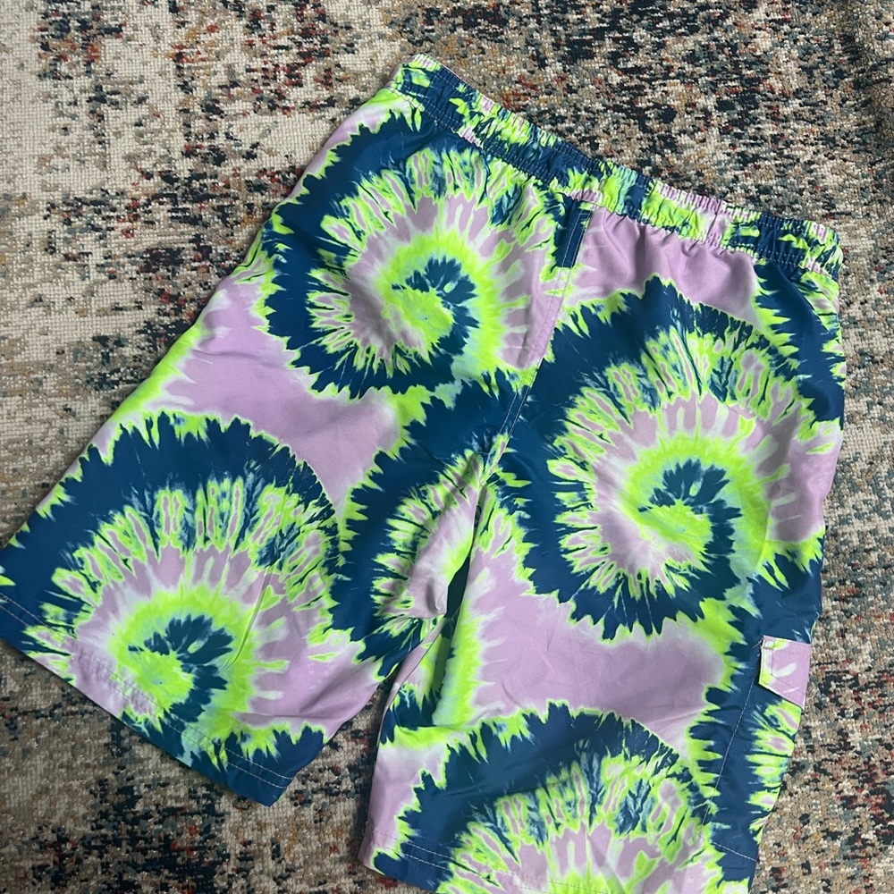 Tie-Dye Men's Shorts - Multicolor - Picture 6 of 7